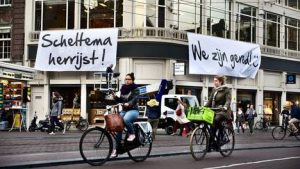 "Scheltema re-emerges!" "We are saved :)" The former Polare bookstore Scheltema in Amsterdam was bought by media concern Novamedia, who also recently bought Nieuw Amsterdam Publishers.